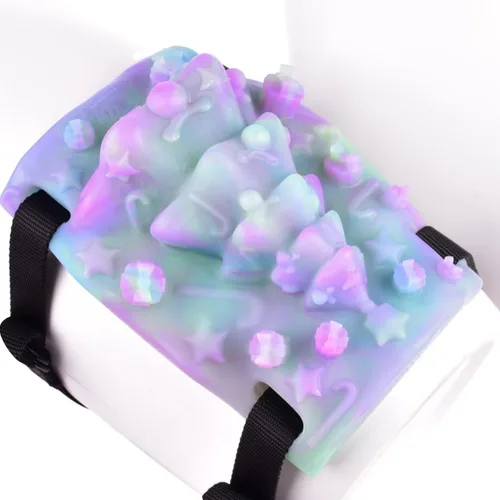 Vista 16 de Monster Dildo Grinder - Juguete sexual para mujeres, pequeño consolador de fantasía alienígena con almohadilla de fricción, estimulador