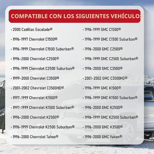 Vista 5 de Módulo de control de clima HVAC - Compatible con Cadillac, Chevrolet, GMC - Escalade, C1500, C1500 Suburban, C2500, C2500 Suburban, C3500 - Control