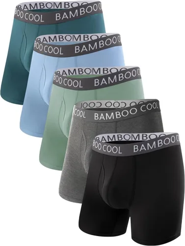 Vista 18 de BAMBOO COOL Paquete de calzoncillos bóxer ultra suaves y transpirables