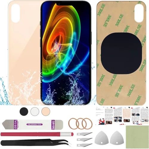 Vista 67 de Funda trasera de repuesto compatible con iPhone 8 de 4.7" + Herramientas profesionales (Gris espacial) Incluye herramientas profesionales, cinta