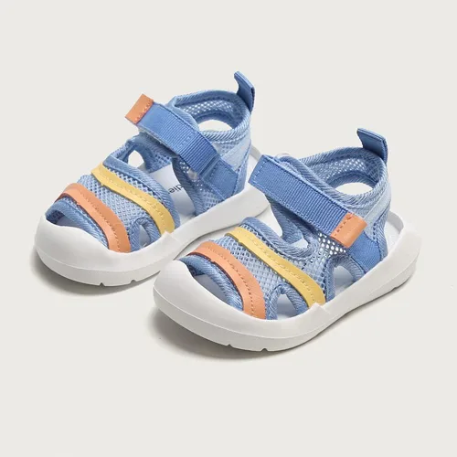 Vista 23 de OAISNIT Sandalias deportivas para bebés, niños y niñas, ligeras, antideslizantes, suela de goma, zapatos de agua acuática para playa, zapatos