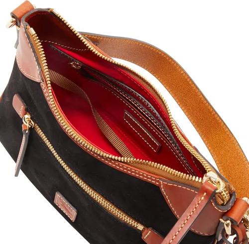 Vista 3 de Dooney & Bourke Bolso de hombro Hobo pequeño de gamuza