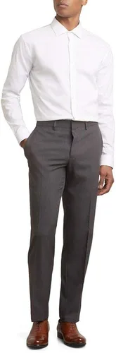 Vista 3 de Kenneth Cole Men's Techni-Cole Mini Check Modern Fit Flat Front Dress Pant