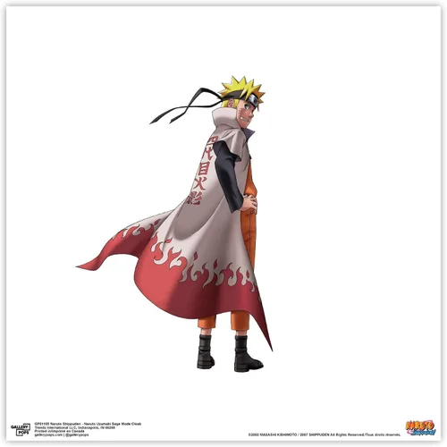 Vista 10 de Gallery Pops Naruto Shippuden - Naruto Uzumaki Sage Mode - Arte de pared, versión enmarcada negra, 12 x 12 pulgadas