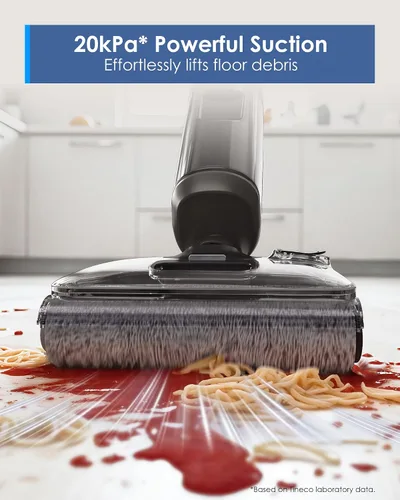 Vista 4 de Tineco Floor ONE i6 Aspiradora elástica en seco y húmedo + solución de limpieza de suelos de 2 L