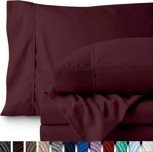 Vista 15 de Juego de sábanas RRlinen, de 800 hilos, 100 % algodón, para cama de matrimonio de 5 piezas, sábana dividida de color blanco, hilos largos de una