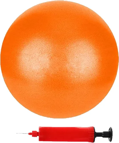 Vista 11 de Mini pelota de yoga de ejercicio de pilates, pelota de yoga inflable pequeña de 6 pulgadas, equipo de entrenamiento básico y terapia física