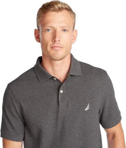 Vista 21 de Nautica playera polo clásica de mangas cortas, color sólido, para hombre