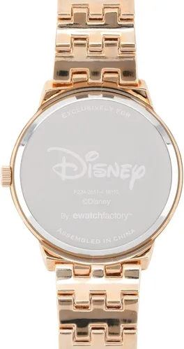 Vista 3 de Disney Reloj de pulsera de cuarzo analógico con circonita cúbica para adultos Rose gold