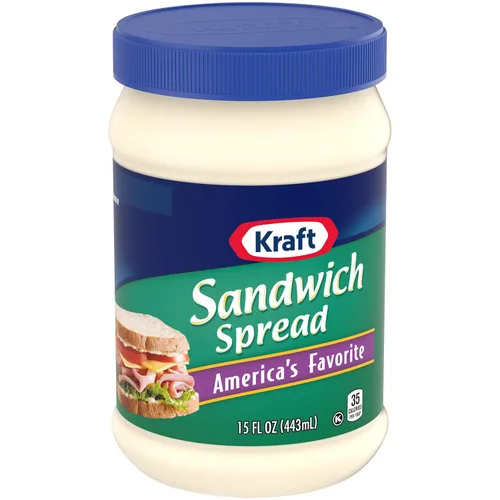 Vista 5 de Kraft America's Favorite Sandwich Spread, tarro de 15 onzas líquidas (paquete de 3)