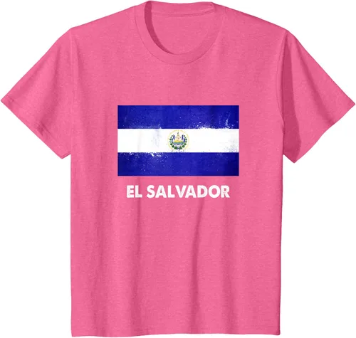 Vista 50 de Camiseta de la bandera de El Salvador Camiseta salvadoreña