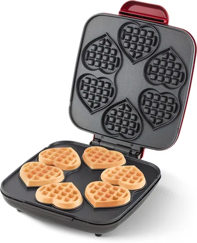Vista 10 de Dash Multi Mini Waffle Maker, hace 4 gofres a la vez, aguamarina Small Waffle Iron for Families, Kids Breakfast Sandwiches, Waffle Sticks