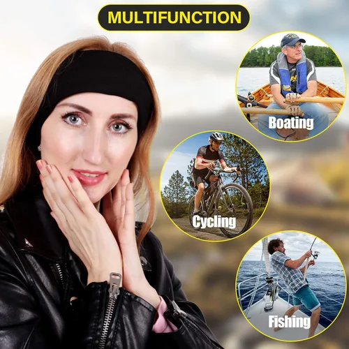 Vista 5 de Peicees 6 piezas de polaina de cuello para mujeres y hombres, transpirable, bufanda de cocodrilo, máscara para la cabeza, pasamontañas para ciclismo