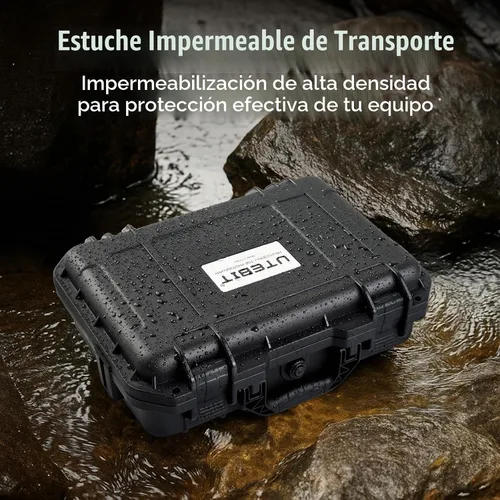 Vista 3 de UTEBIT Funda rígida para DJI Mini 3/Mini 4 Pro, carcasa rígida impermeable