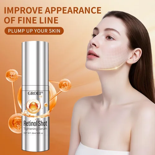 Vista 4 de Suero de retinol para cara con vitamina A Retinol Diseñado para pieles sensibles, suero facial de retinoles para penetración profunda, poros