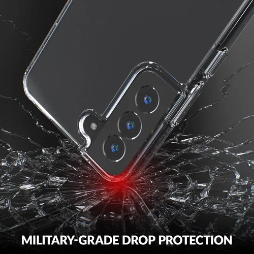 Vista 4 de Crave Protector transparente para Galaxy S22, funda a prueba de golpes para Samsung Galaxy S22 (6.1 pulgadas)