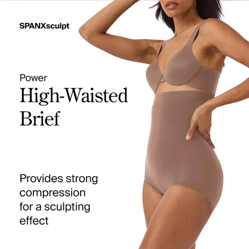 Vista 2 de SPANX Higher Power Bragas para mujer Cafe Au Lait