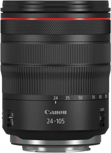 Vista 2 de Lente Canon RF 24-105mm f/4L IS USM, Negro - 2963C002 Zoom de 0.945-4.134 in, F/4 constante, óptica de la serie L, estabilizador de imagen, Usm