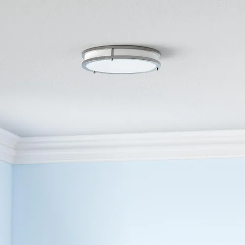 Vista 2 de Luces de Techo LED de 12 Pulgadas 36W, 2700K/3000K/4000K/5000K/6500K Ajustables de Montaje Empotrado, 3200LM Súper Brillantes Regulables Accesorio