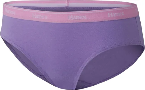 Vista 2 de Hanes Little Originals Hipsters - Ropa interior de algodón que absorbe la humedad, paquete de 5