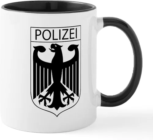 Vista 7 de CafePress Taza de café de cerámica de 11 oz (11.0 fl oz) de Police Mom
