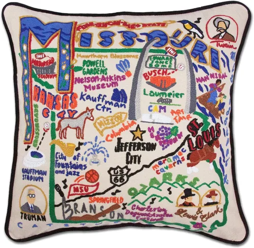 Vista 58 de Catstudio Portland (Oregon) - Almohada decorativa bordada