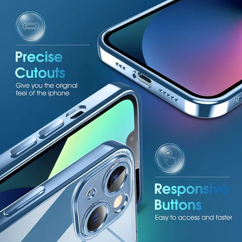 Vista 207 de Supdeal Funda cristalina transparente para iPhone 11, [No se amarillea] [Protección de la cámara] [Probado contra caídas de grado militar] Funda
