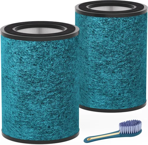 Vista 7 de Leemone True HEPA HP201 HP202 Reemplazo de filtro para Shark HP200 Serie & HC501 HC502 UA205 Air Puri-fier MAX, Filtro de Grado H13 3-en-1, Parte #