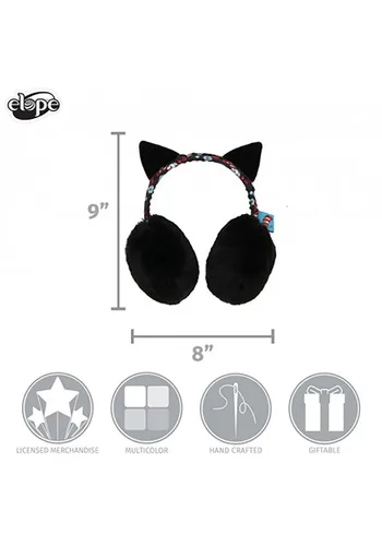 Vista 3 de El Gato Ensombrerado - Orejeras Ajustables para Disfraz Multicolor