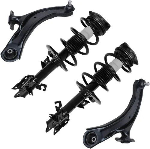 Vista 171 de Detroit Axle - 4 piezas de brazos de control traseros para Ford C-Max, Focus, Mazda 3 5, Volvo C30, C70, S40, V50, 4 brazos de control superiores e