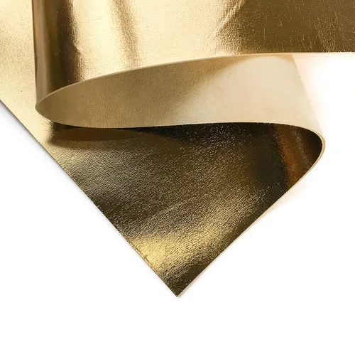 Vista 15 de Piel de cordero metálica azul claro real: material de cuero genuino brillante para costura, manualidades y fabricación de joyas