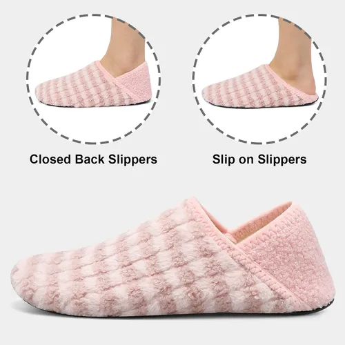 Vista 5 de Fires Pantuflas para hombre y mujer con suela de goma, suaves y ligeras, para usar en casa, antideslizantes, para interiores y exteriores