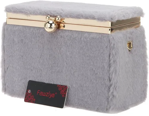 Vista 4 de Fawziya - Bolsos de embrague de piel linda para mujer bolsos de noche y embragues
