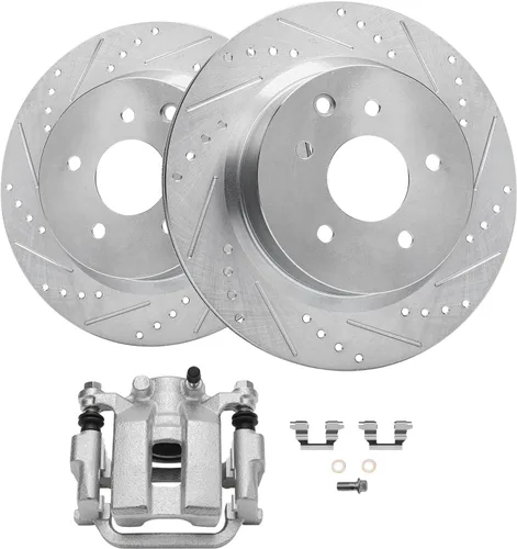 Vista 20 de Detroit Axle - Kit de freno trasero para Chevy GMC Silverado Sierra Suburban Yukon XL 1500 Astro Tahoe Safari Rotores de freno de disco Reemplazo