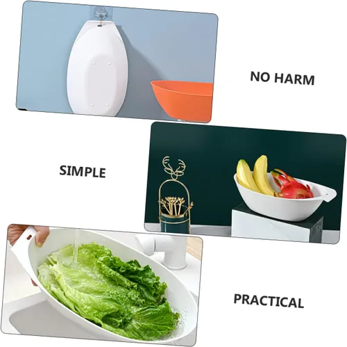 Vista 6 de Cabilock Cesta multifuncional para lavar frutas, escurridor de verduras, cuenco para lavadora de arroz, colador seguro y resistente
