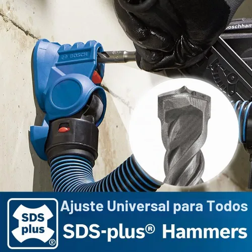 Vista 6 de Bosch HCK005 - Juego de brocas para martillo perforador S4L SDS-plus, 5 piezas