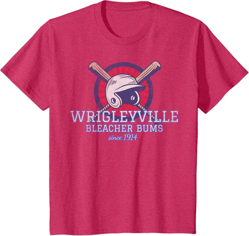 Vista 51 de Wrigleyville Bleacher Bums - Camiseta de béisbol divertida