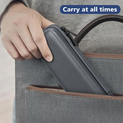 Vista 4 de DTTO Funda con soporte para Apple Pencil Pro/Pencil (1ª/2ª generación)/lápiz (USB-C), funda protectora rígida de piel sintética para accesorios