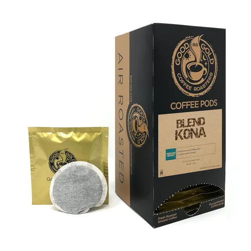 Vista 3 de VASILLAS DE CAFÉ DE AVELLANA - Good As Gold Coffee - (18 cápsulas)