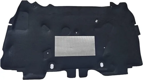 Vista 3 de 2006-2017 Compatible para Jeep Wrangler Auto Aislamiento de Calor de Algodón Delantero Capó Delantero Motor Firewall Mat Pad Cubierta Amortiguador