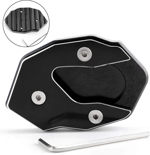 Vista 8 de Soporte lateral soporte ampliador pad para KAWASAKI 17-18 Versys-X300 Negro