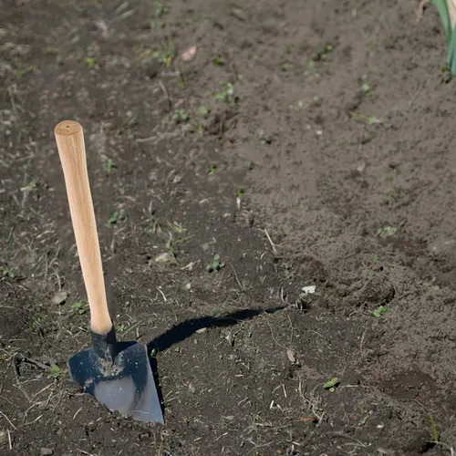 Vista 5 de Kisangel Reemplazo de mango de madera de 14.56 pulgadas para herramienta de jardín con agarre cómodo, mango de madera duradero para cuidado