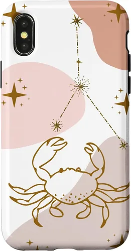 Vista 5 de Cancer Celestial Zodiac Sign Constellation Pastel Aesthetic Case for iPhone 17