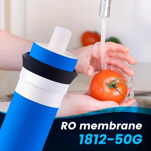 Vista 2 de Membrana para membrana de ósmosis inversa GPD - Se adapta al sistema de filtración de agua RO debajo del fregadero - Elimina el mal sabor y olor