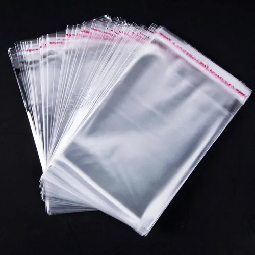 Vista 8 de Bolsas de celofán pequeñas de 3.5 x 5 pulgadas, bolsas de celofán con sellado autoadhesivo, bolsas transparentes resellables para dulces de galletas