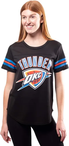 Vista 29 de Ultra Game - Camiseta de malla súper suave oficial de la NBA para mujer