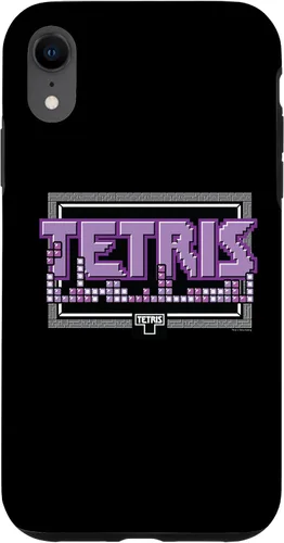 Vista 24 de Funda con logotipo de 8 bits para iPhone 11 Tetris