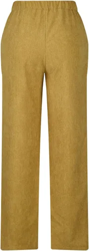 Vista 6 de Pantalones acampanados de pana para mujer, elásticos, de cintura alta, acampanados, vintage, holgados, de pierna ancha, pantalones largos