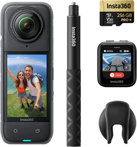 Vista 20 de Insta360 X4 Kit de Construcción - Cámara de construcción 360°, video HDR 360 de 8K30fps, foto de 72MP, lapsos de tiempo de 11K, compatible