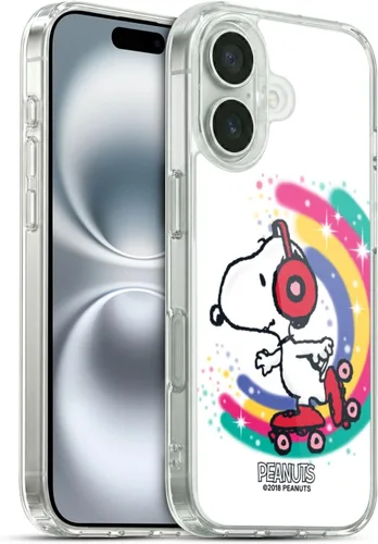 Vista 206 de Head Case Designs Funda de gel con licencia oficial de Peanuts Beach Surf Snoopy Boardwalk Airbrush [protección de grado militar] compatible